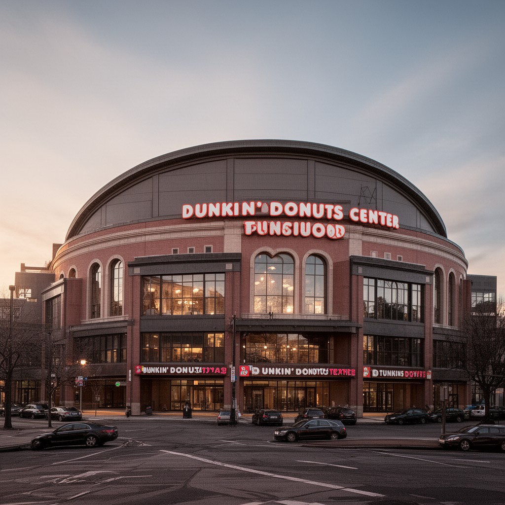 AI-generated illustration of Dunkin' Donuts Center