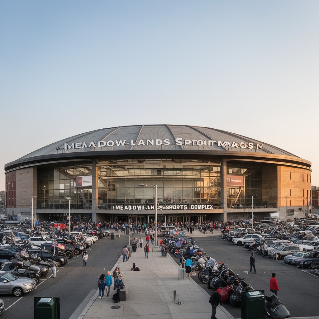 AI-generated illustration of Meadowlands Sports Complex