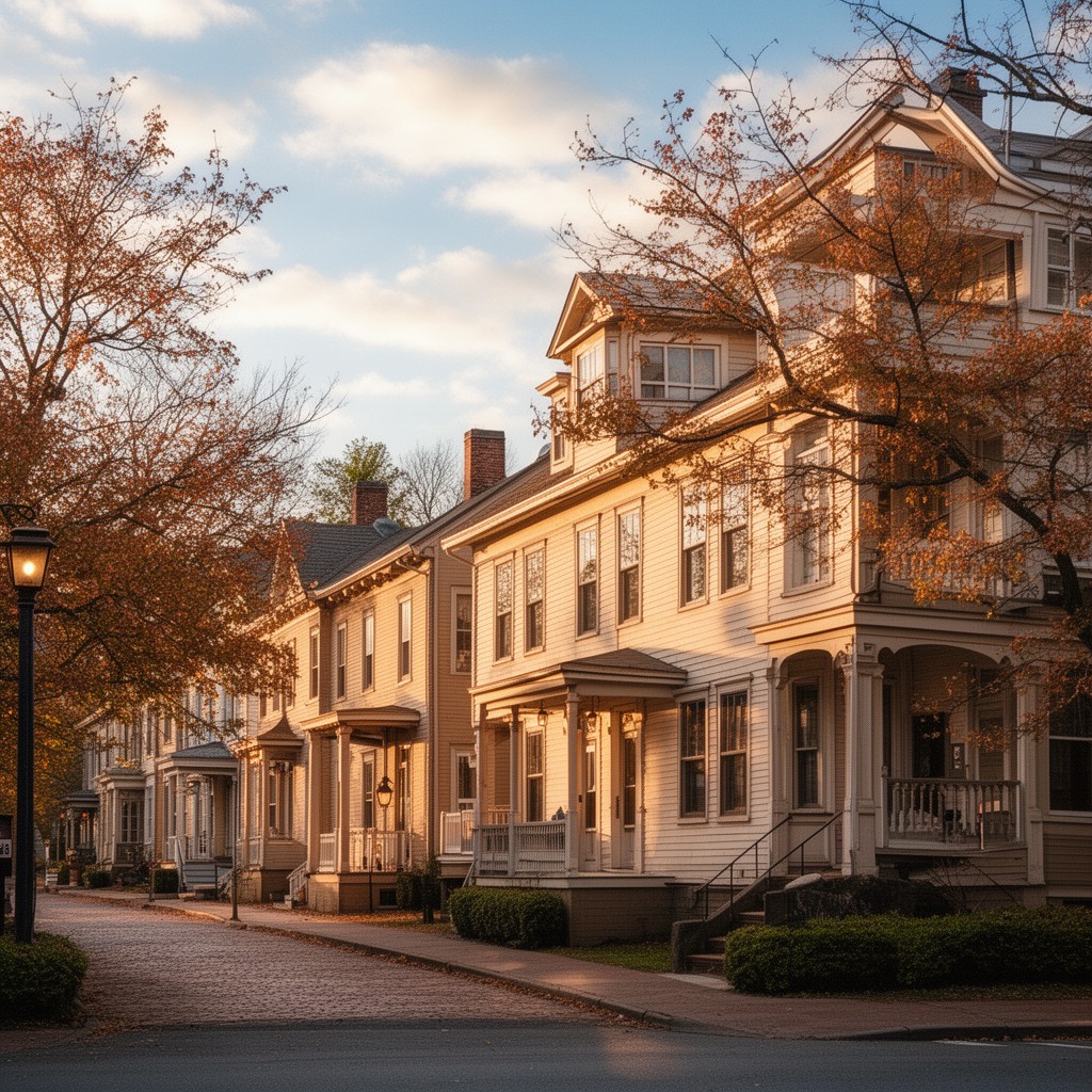 AI-generated illustration of Academy Street Historic District