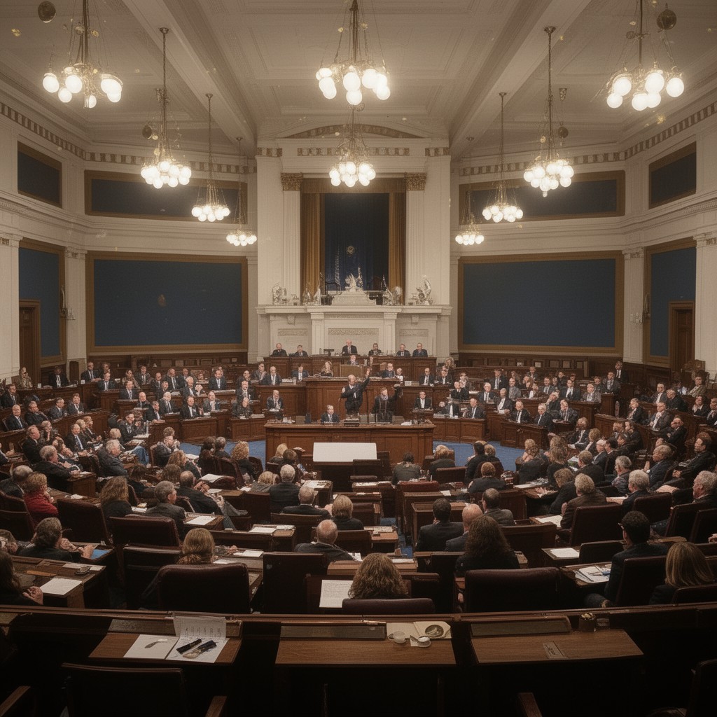 AI-generated illustration of Illinois Senate