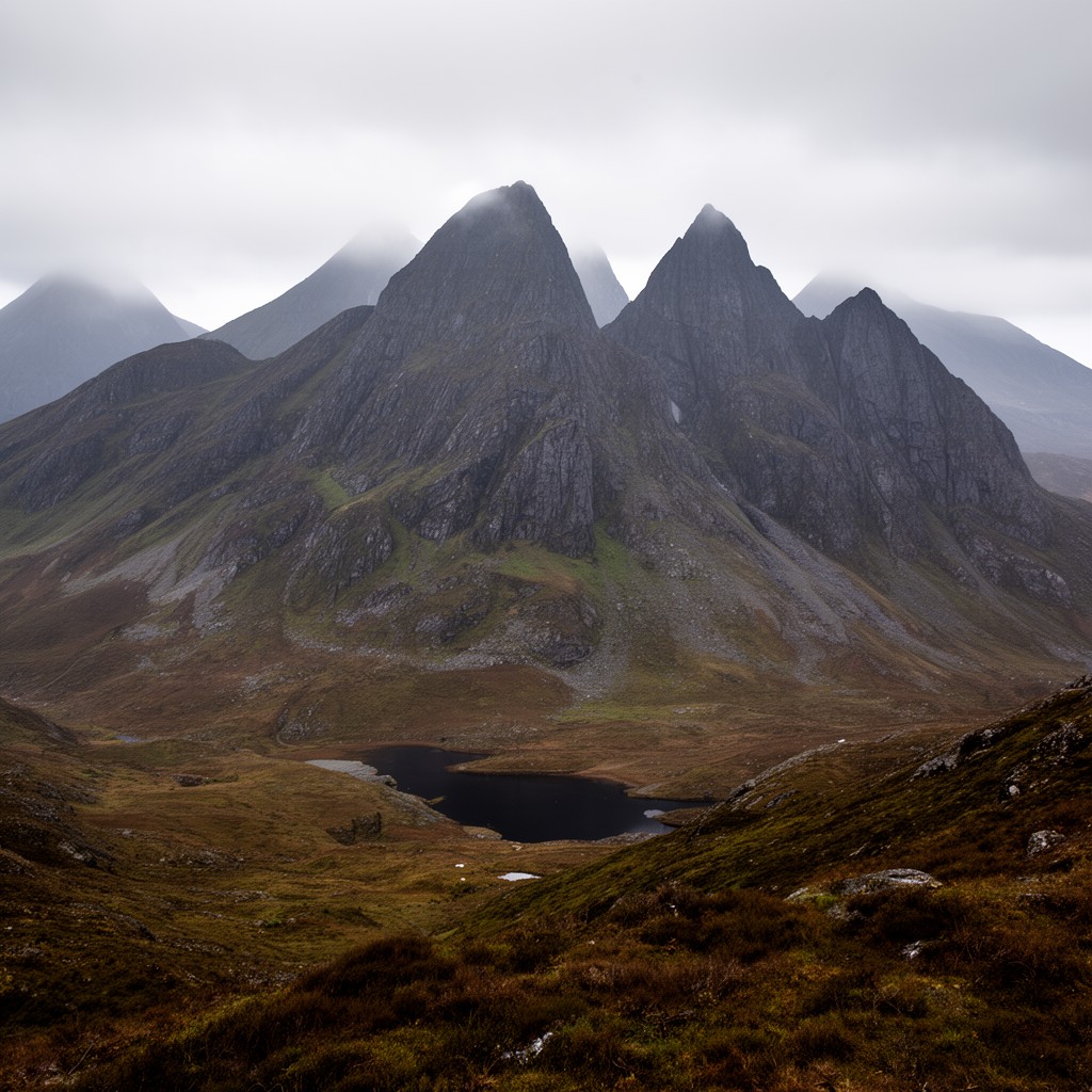 AI-generated illustration of Rum Cuillin