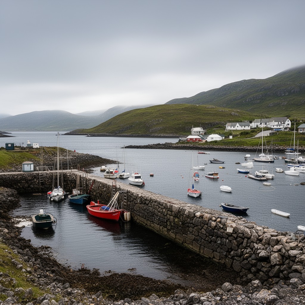 AI-generated illustration of Canna Harbour