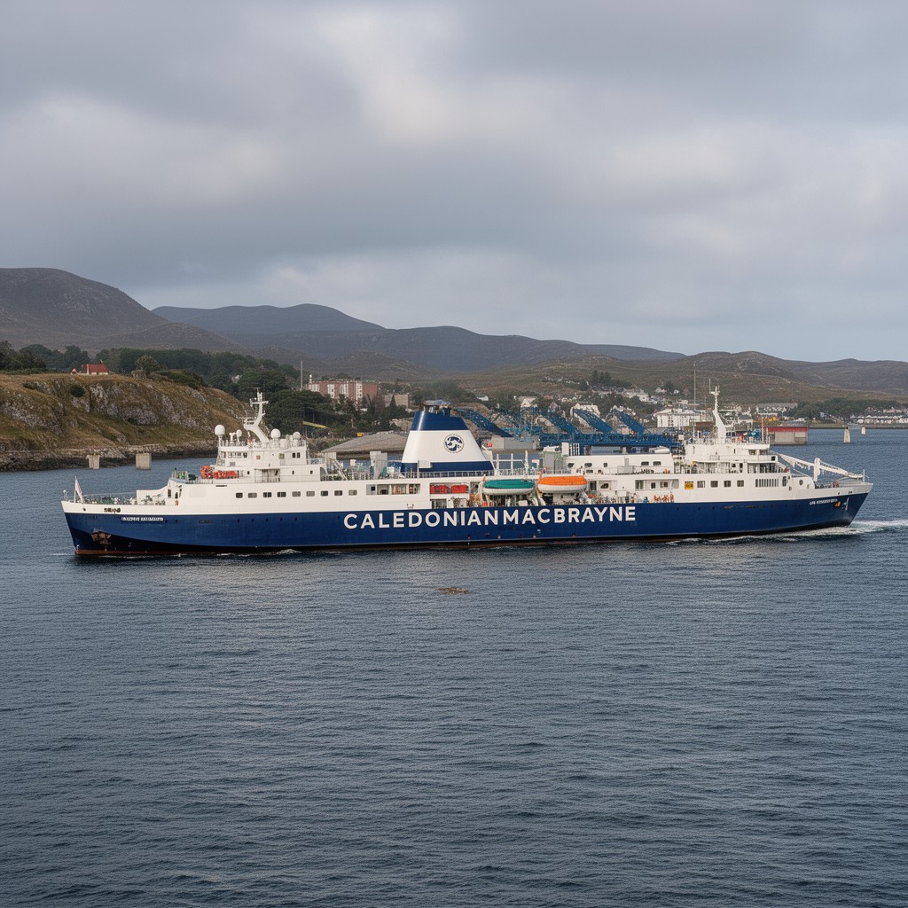 AI-generated illustration of Caledonian MacBrayne