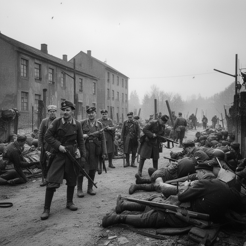 AI-generated illustration of Einsatzgruppen
