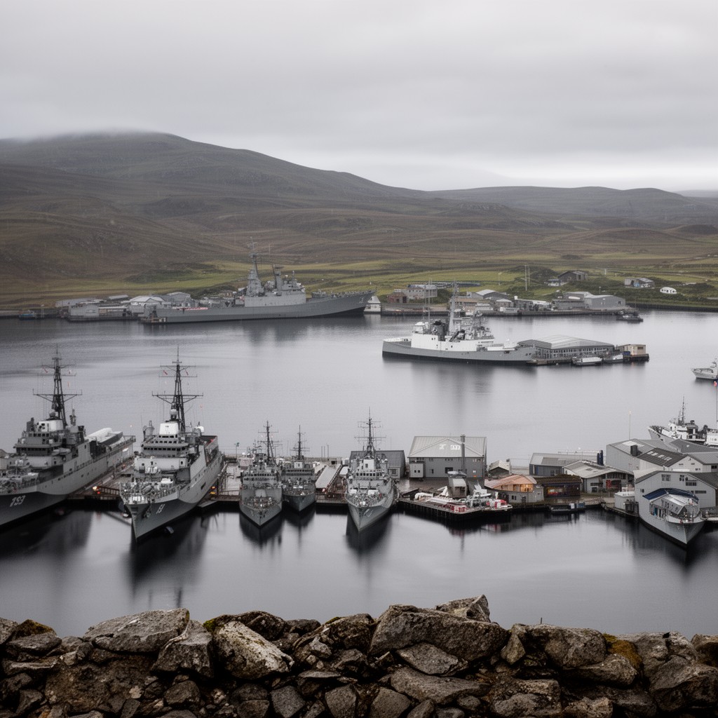 AI-generated illustration of Scapa Flow