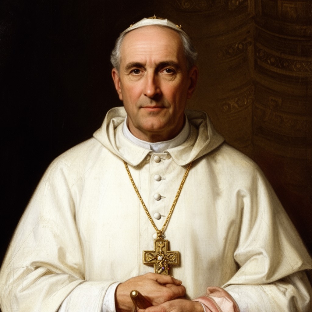 AI-generated illustration of Pope Gregory VII