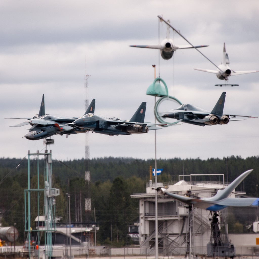 AI-generated illustration of Finnish Air Force