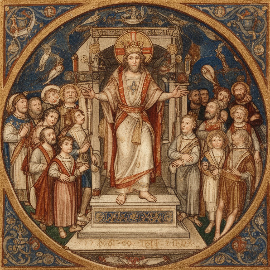 AI-generated illustration of Ottonian Renaissance