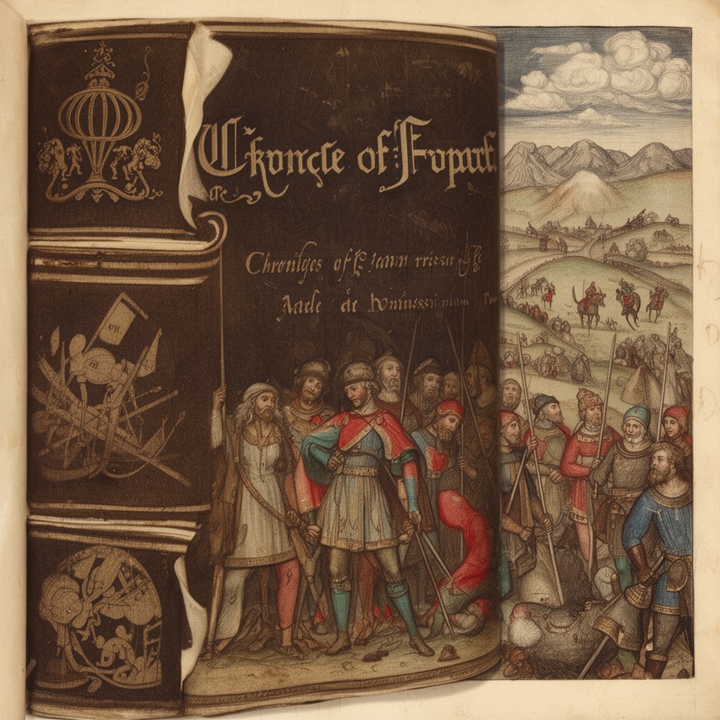 AI-generated illustration of Chronicles of Jean Froissart