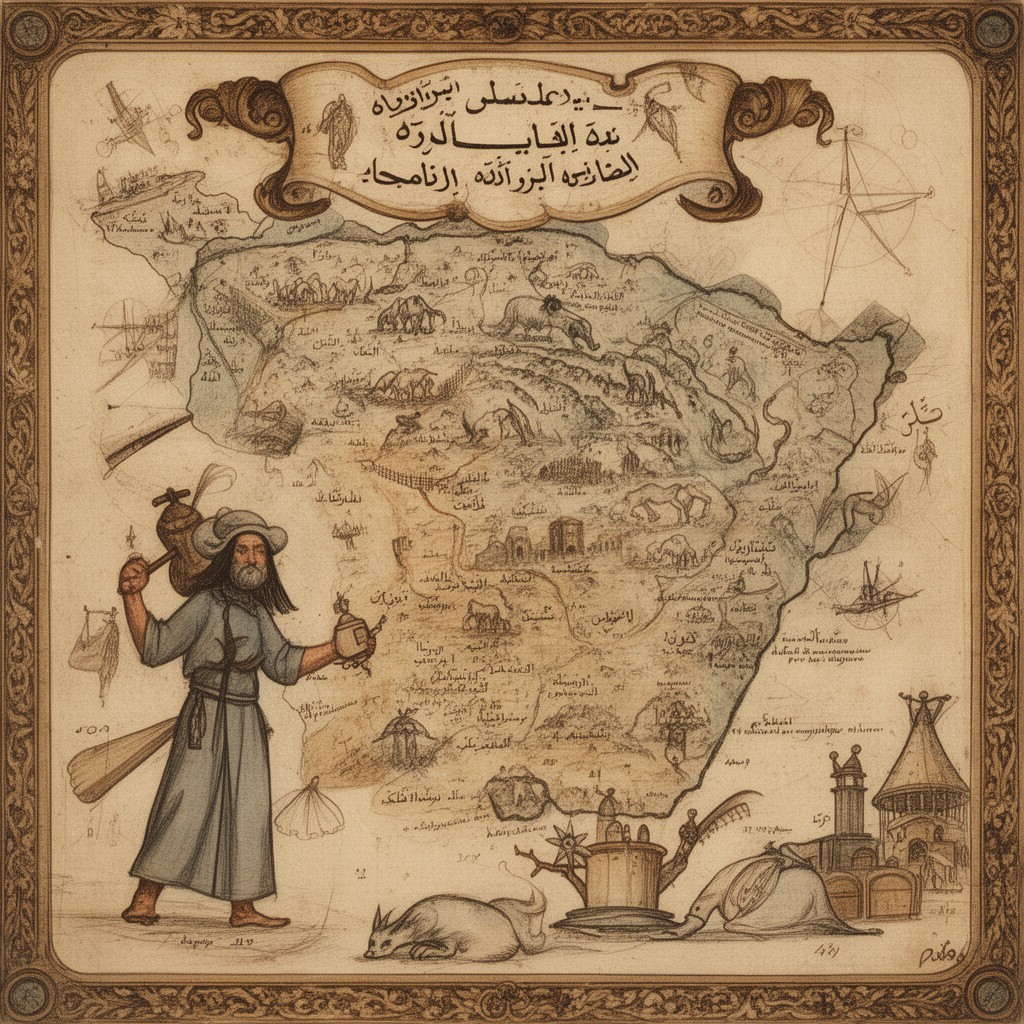 AI-generated illustration of Umayyad conquest of Hispania