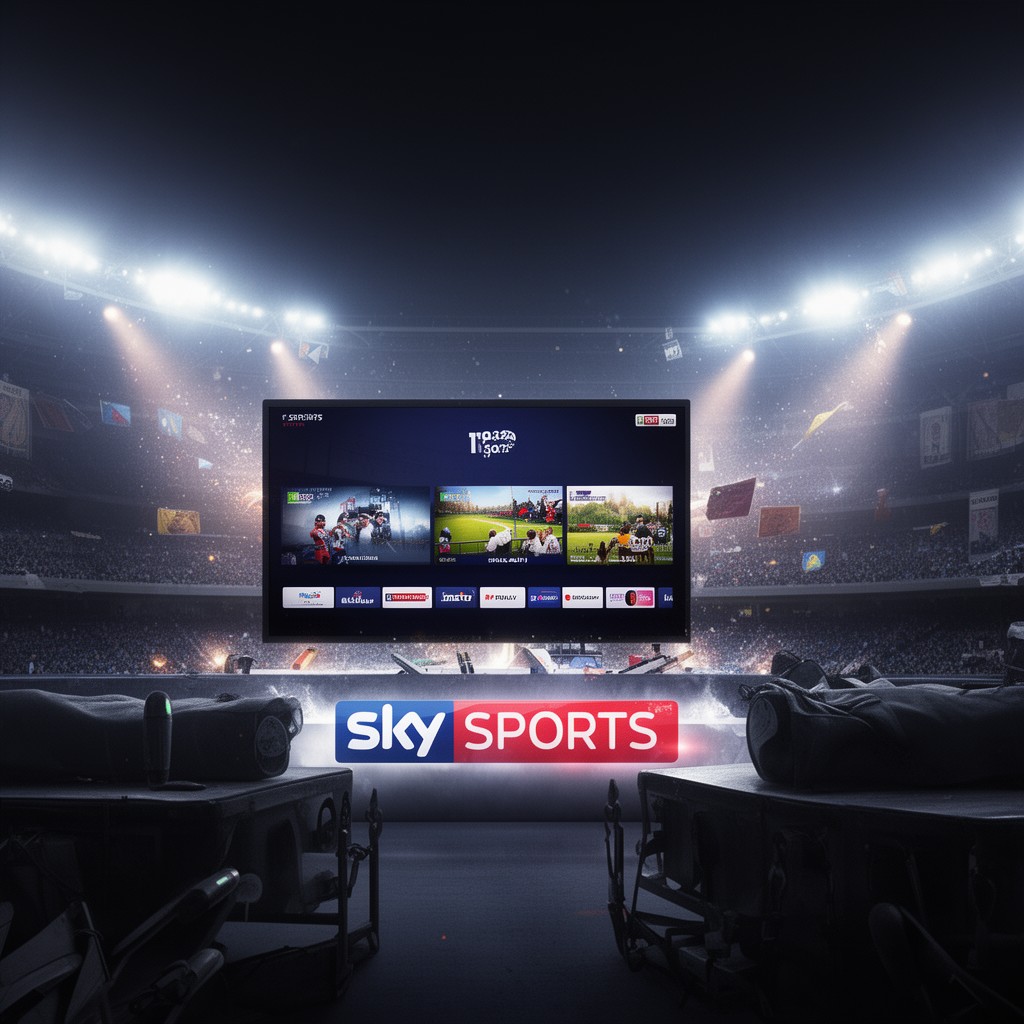 AI-generated illustration of Sky Sports