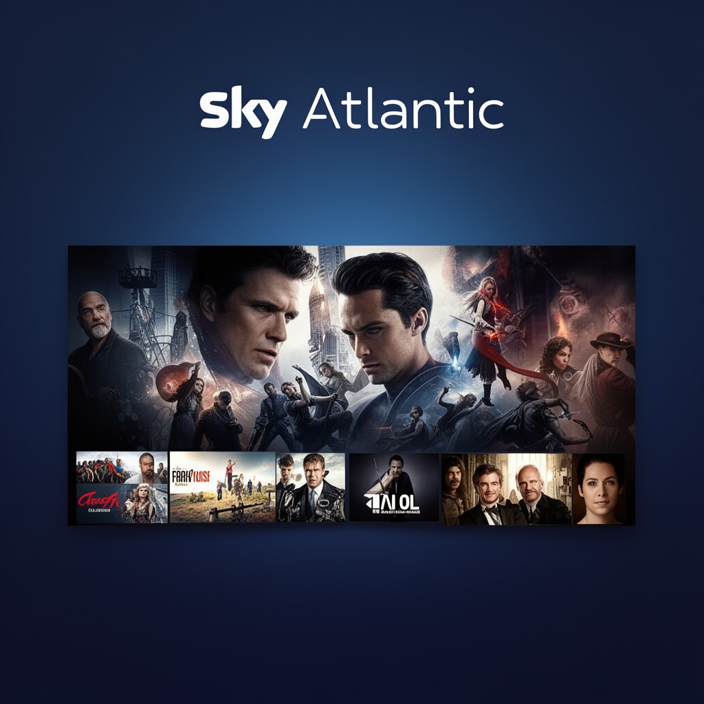 AI-generated illustration of Sky Atlantic