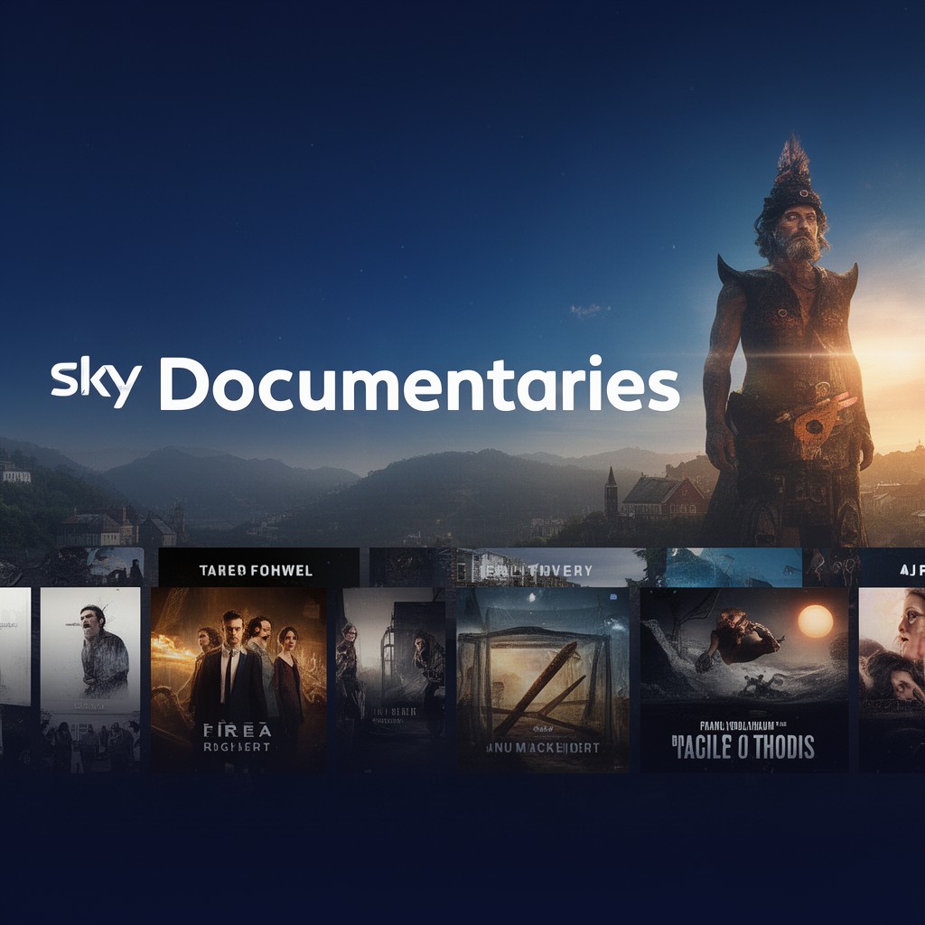 AI-generated illustration of Sky Documentaries