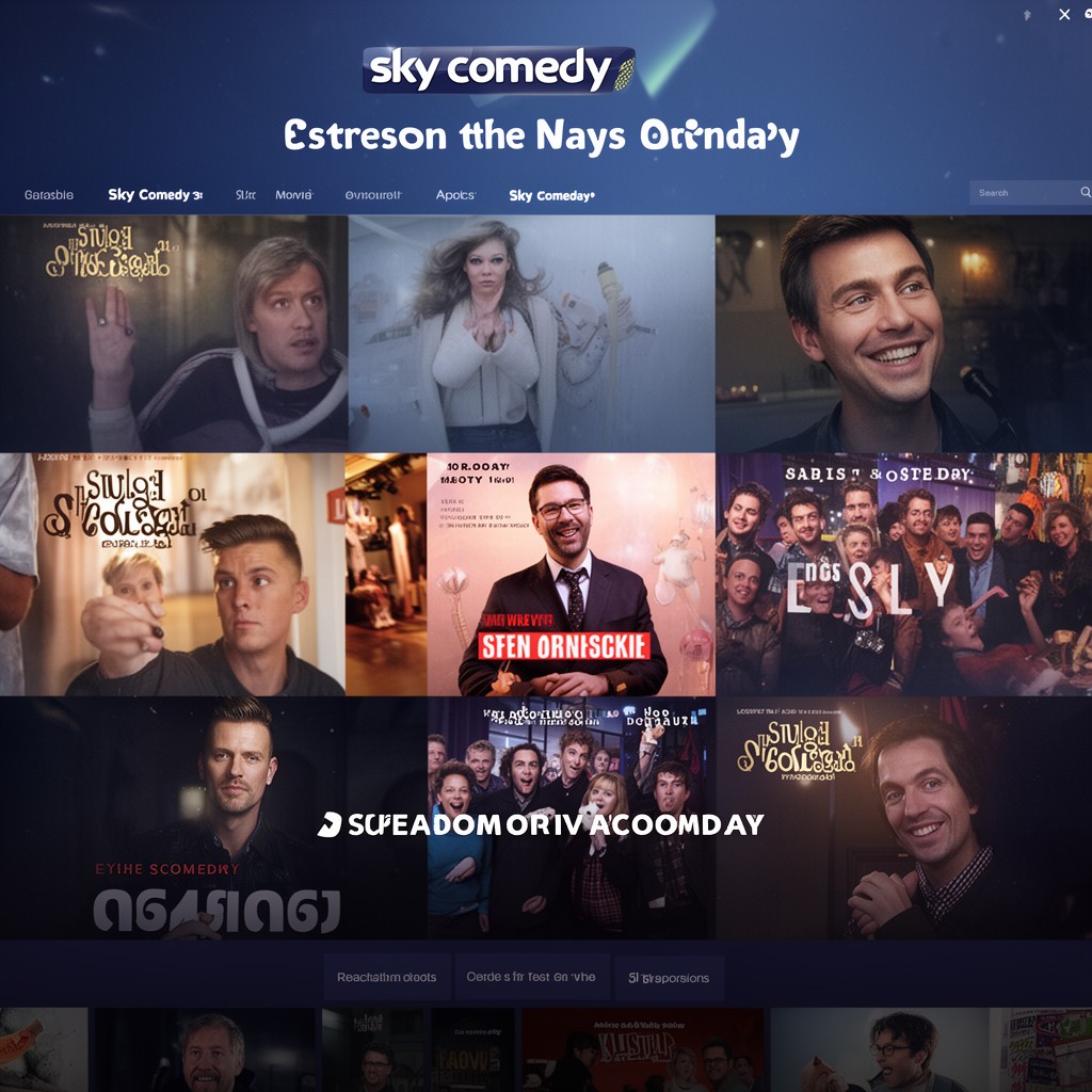 AI-generated illustration of Sky Comedy