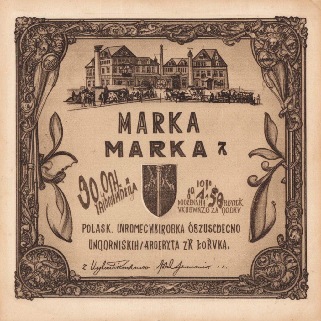 AI-generated illustration of Polish marka