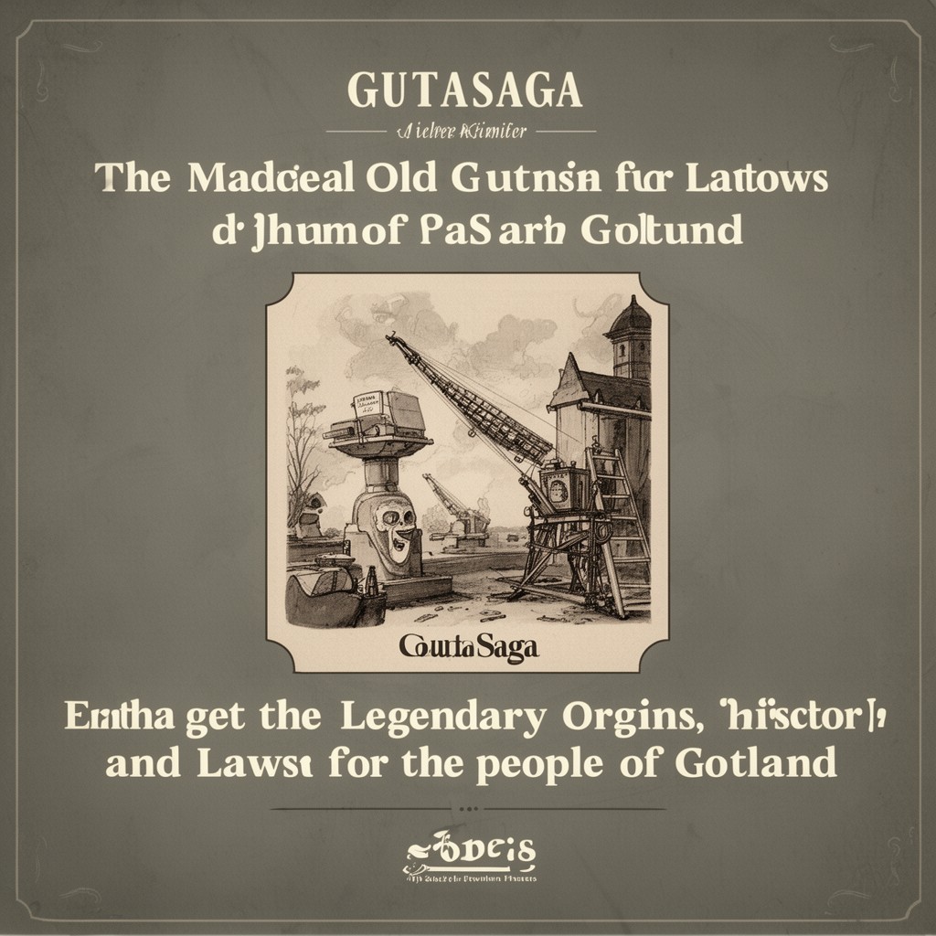AI-generated illustration of Gutasaga