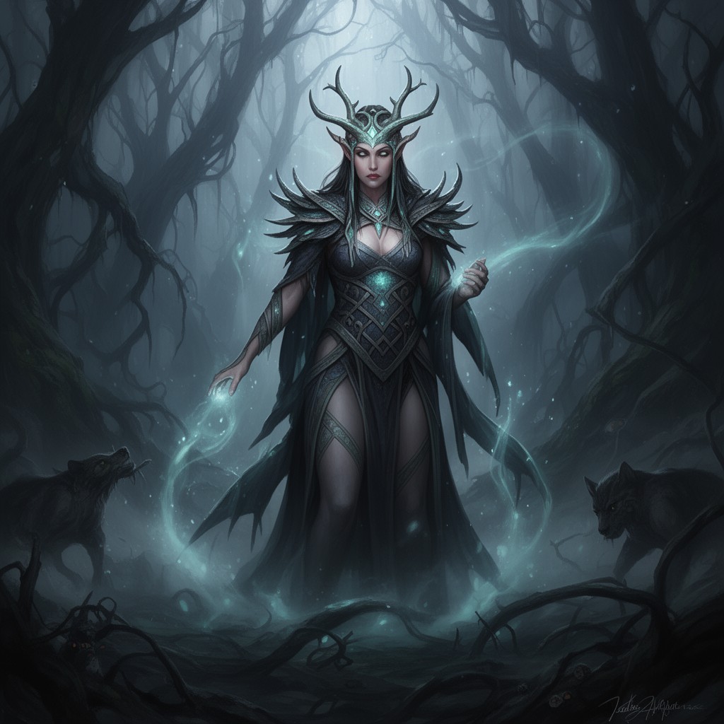 AI-generated illustration of Hel
