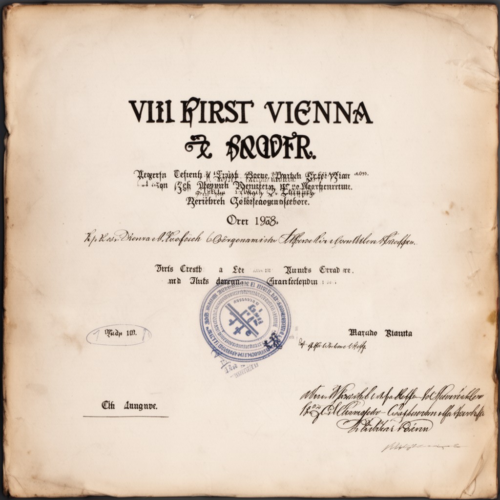 AI-generated illustration of First Vienna Award