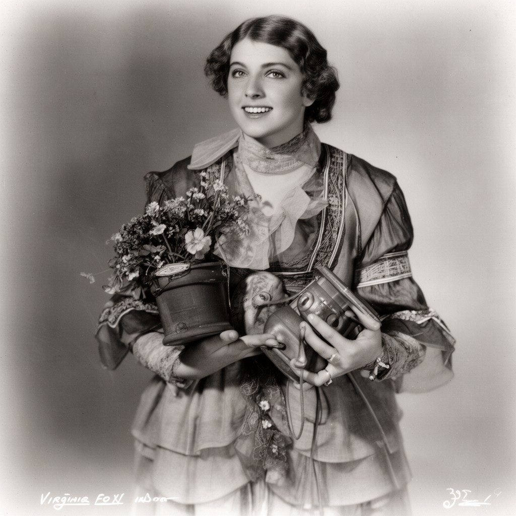 AI-generated illustration of Virginia Fox