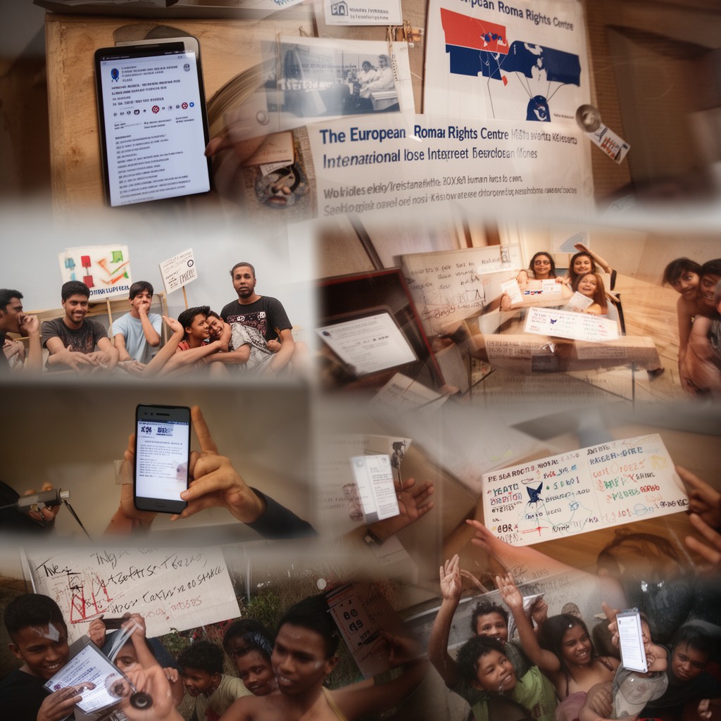 AI-generated illustration of European Roma Rights Centre