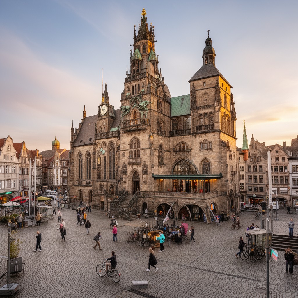 AI-generated illustration of Braunschweig