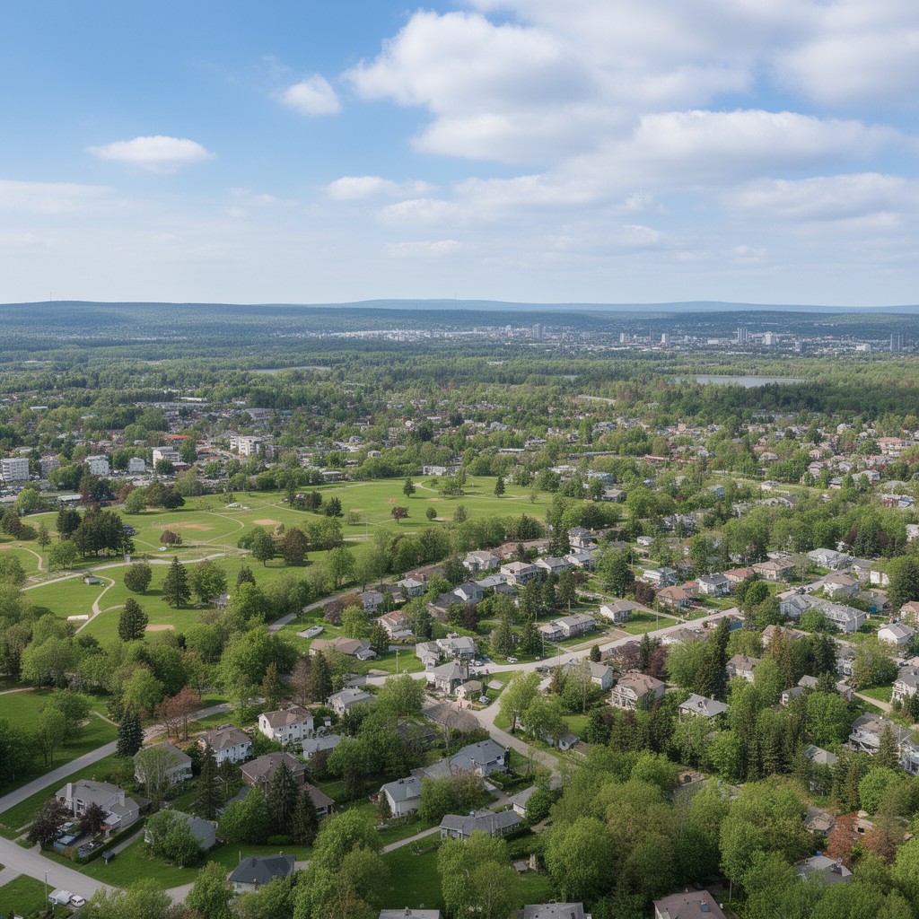 AI-generated illustration of La Haute-Saint-Charles