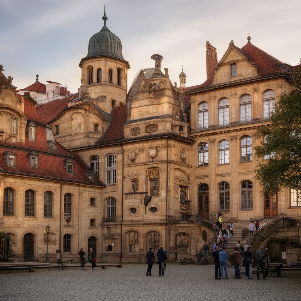 AI-generated illustration of University of Jena