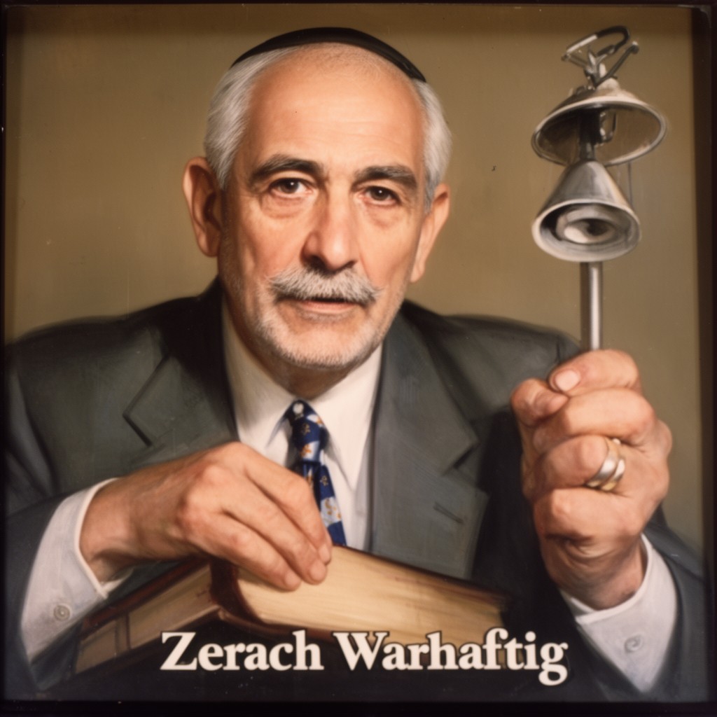 AI-generated illustration of Zerach Warhaftig