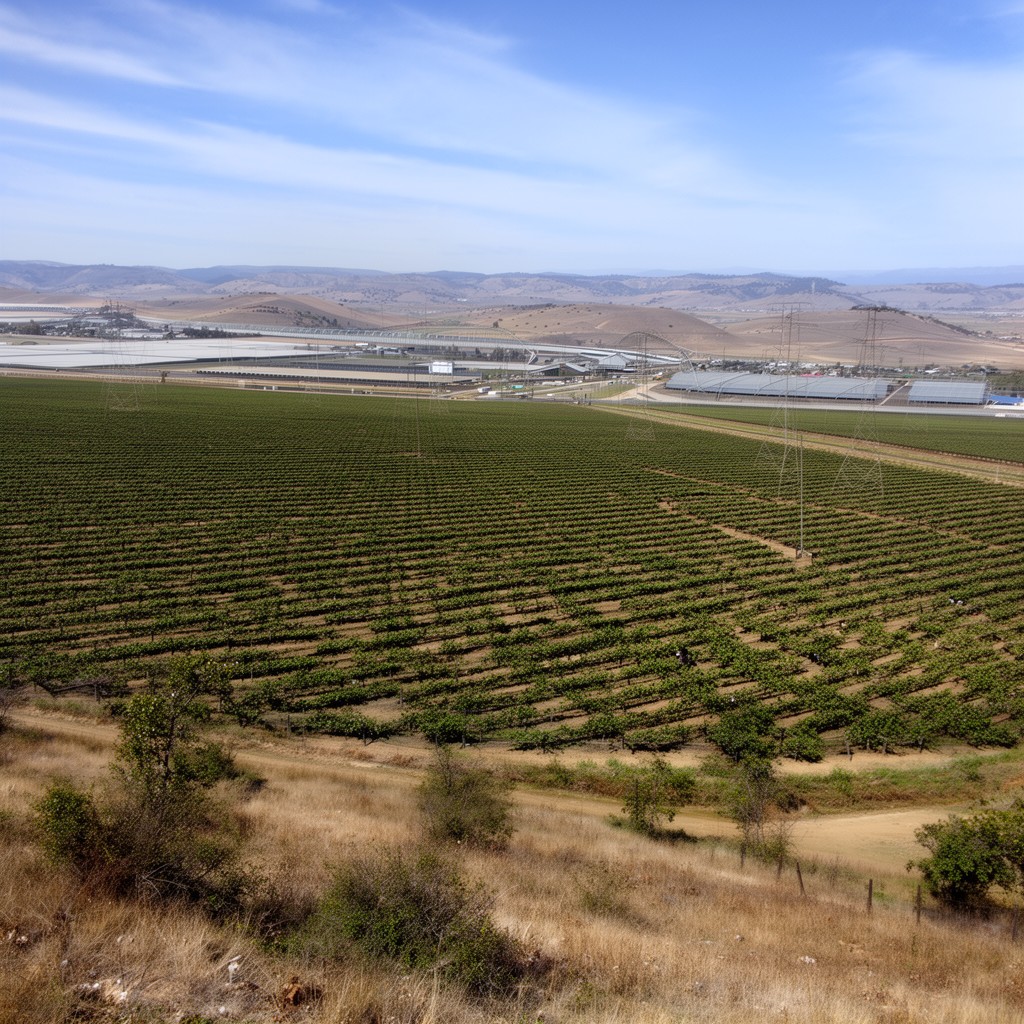 AI-generated illustration of San Joaquin Valley