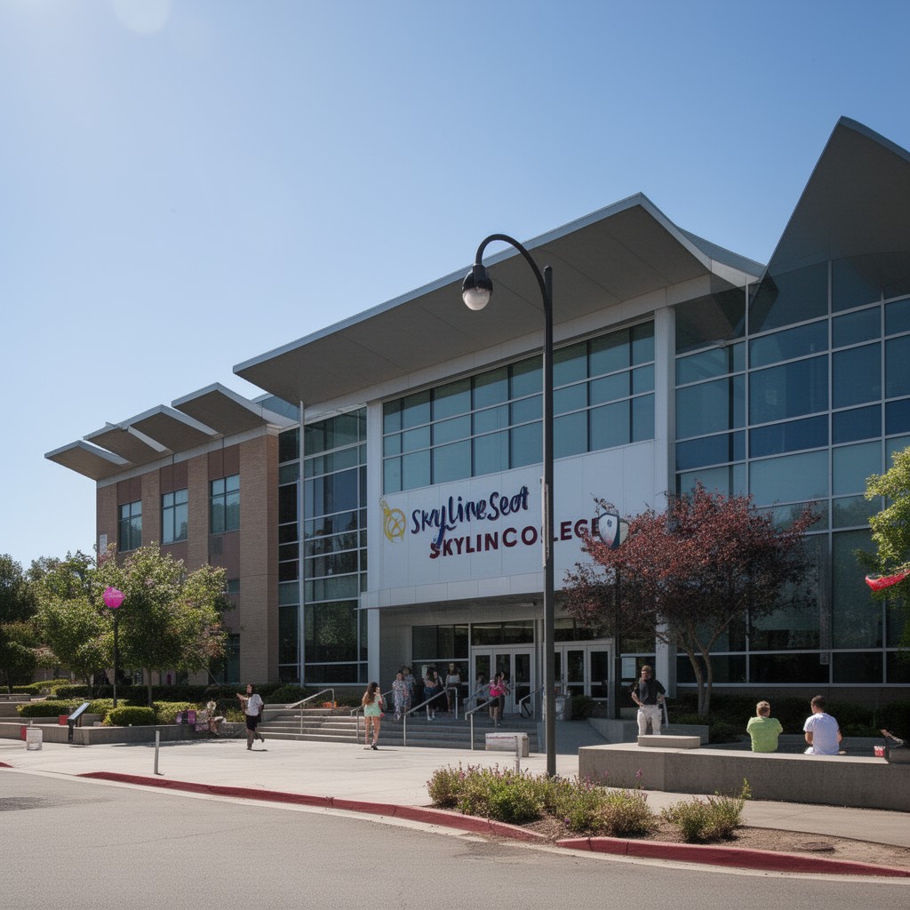AI-generated illustration of Skyline College