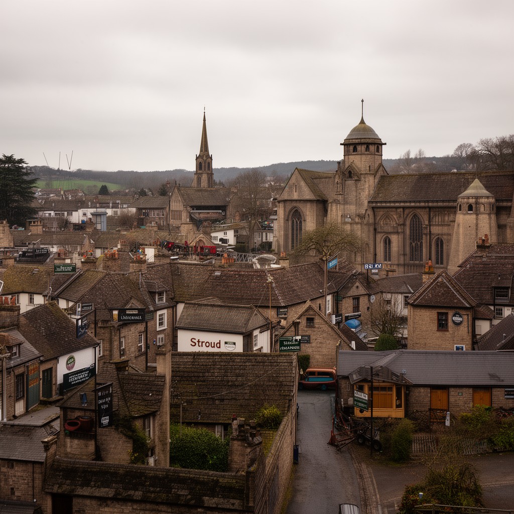 AI-generated illustration of Stroud