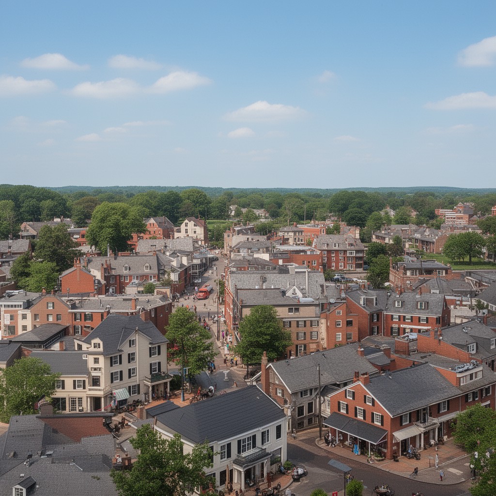 AI-generated illustration of Burlington