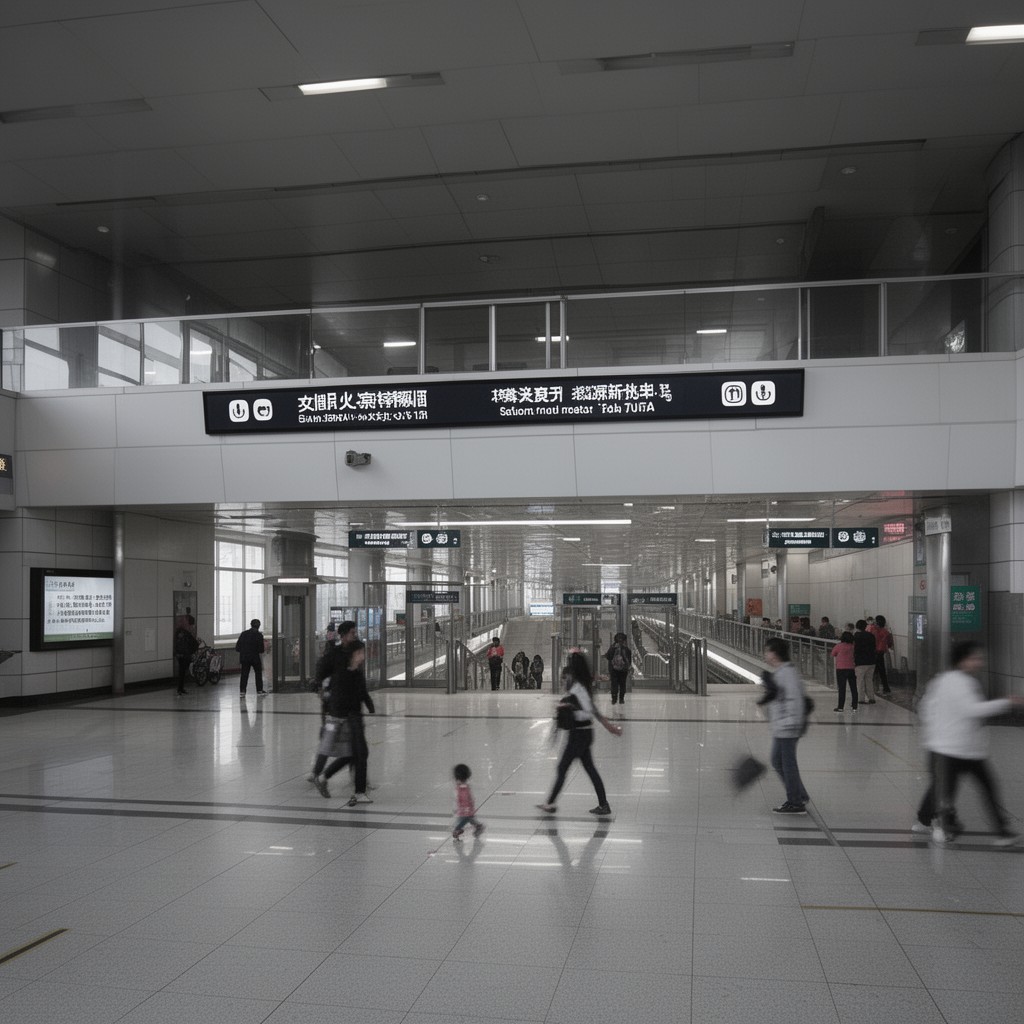 AI-generated illustration of Sihui station