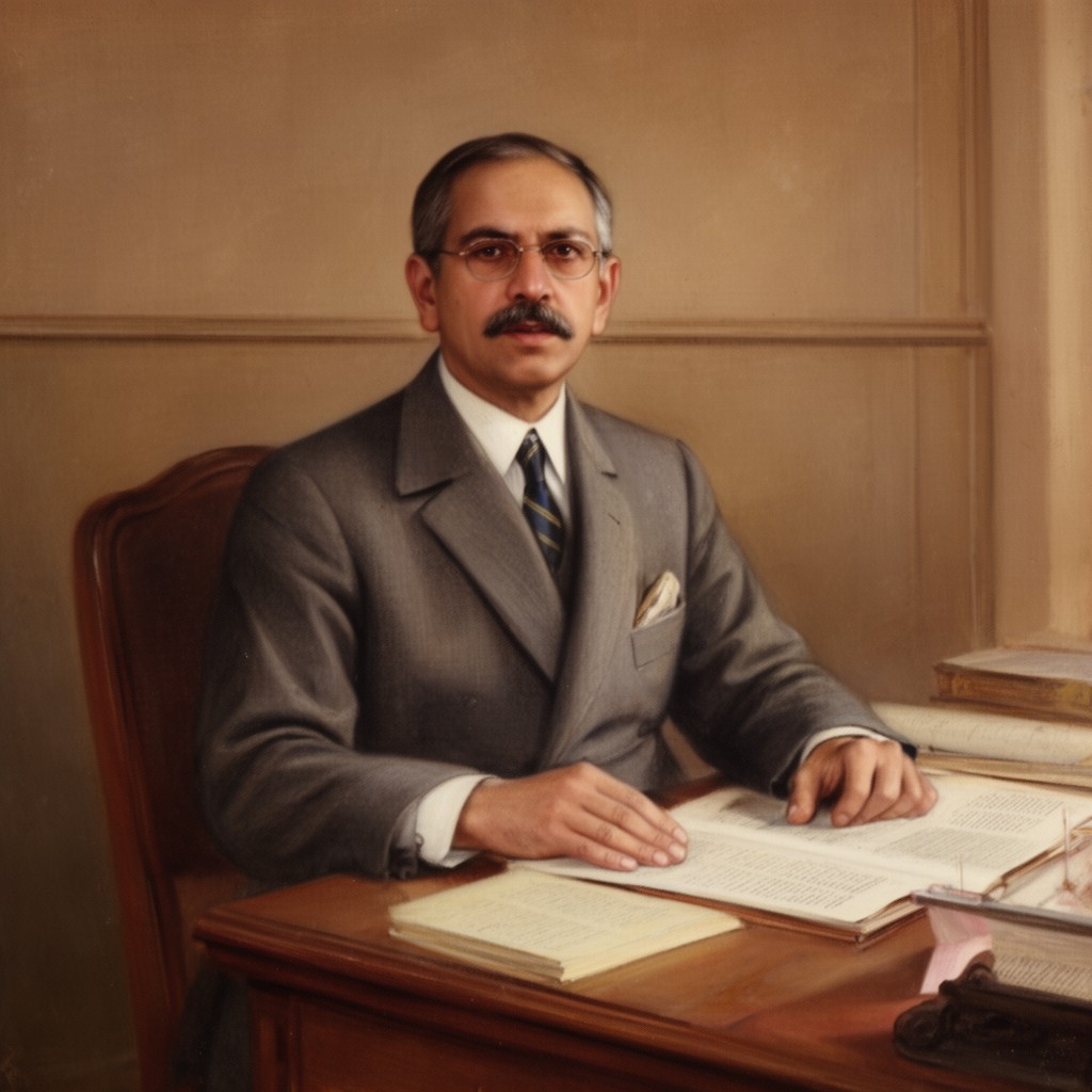 AI-generated illustration of Jagat Narayan
