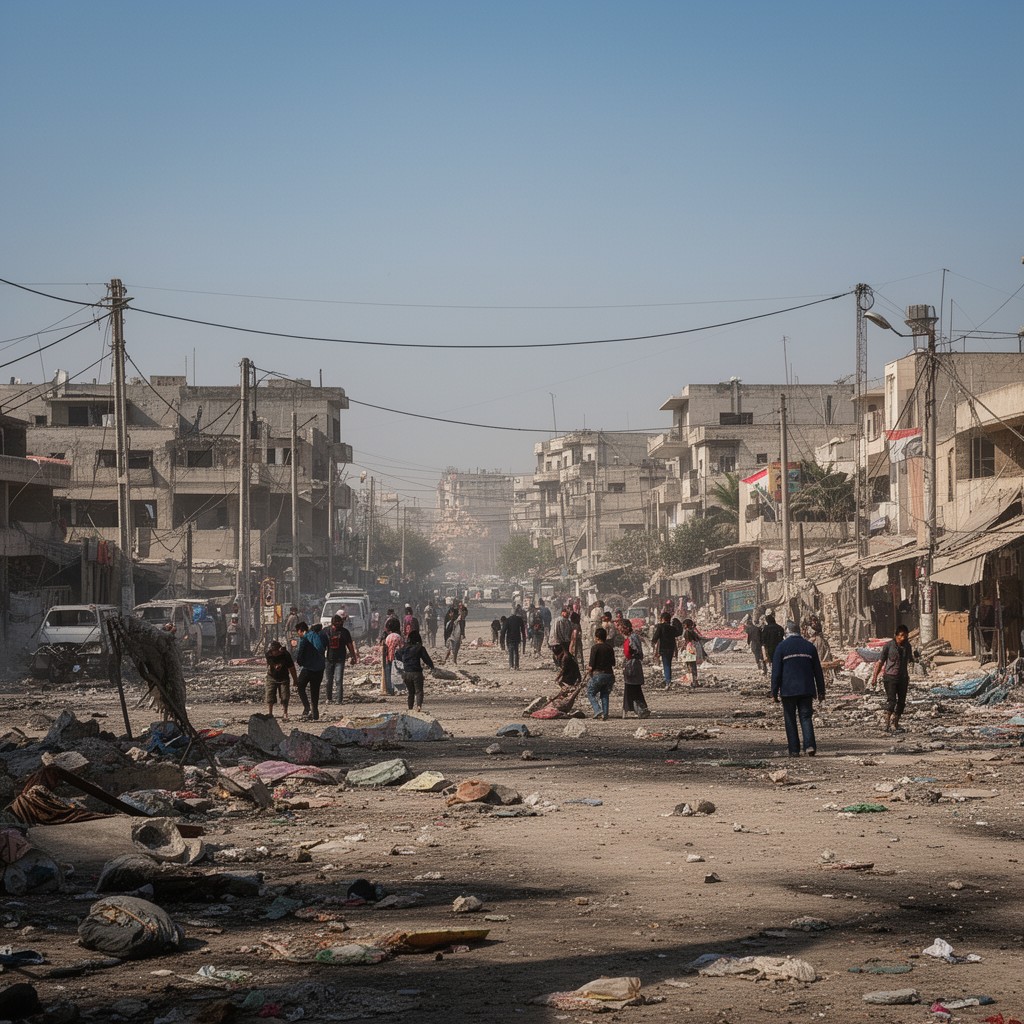 AI-generated illustration of Rafah