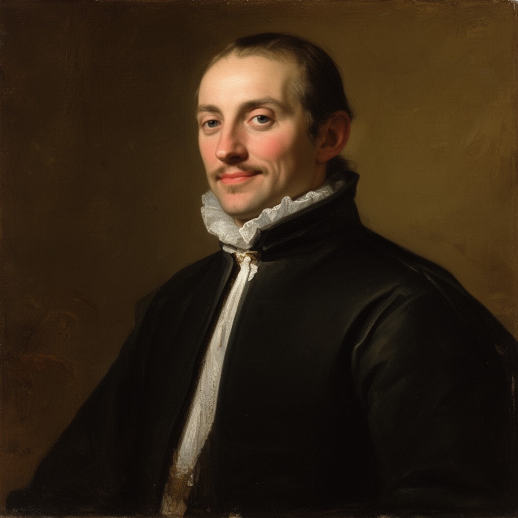 AI-generated illustration of Michiel van Mierevelt