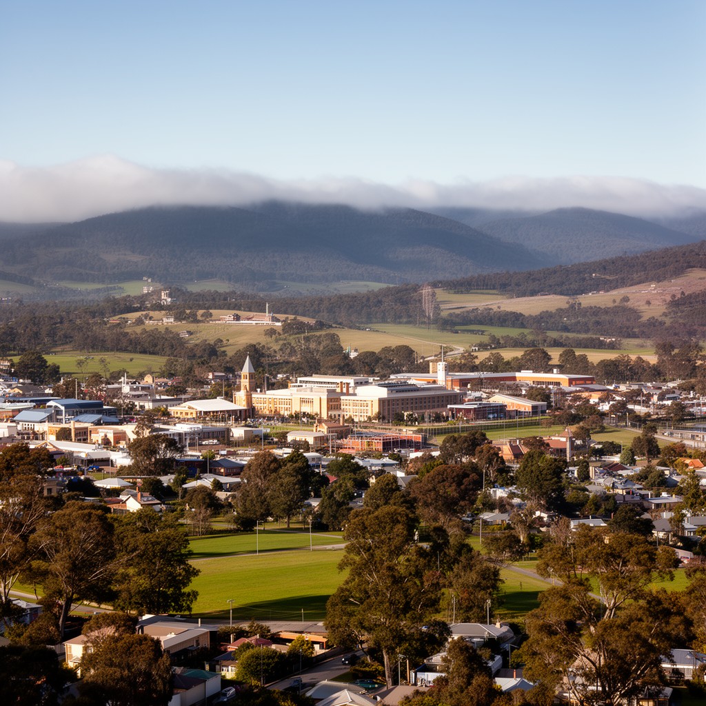 AI-generated illustration of Armidale