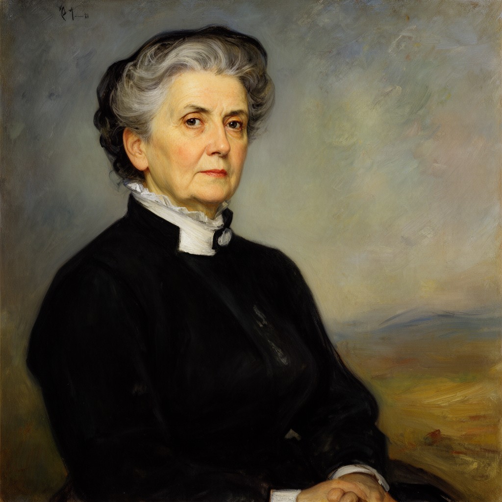 AI-generated illustration of Anne-Elisabeth Honorine Aubert