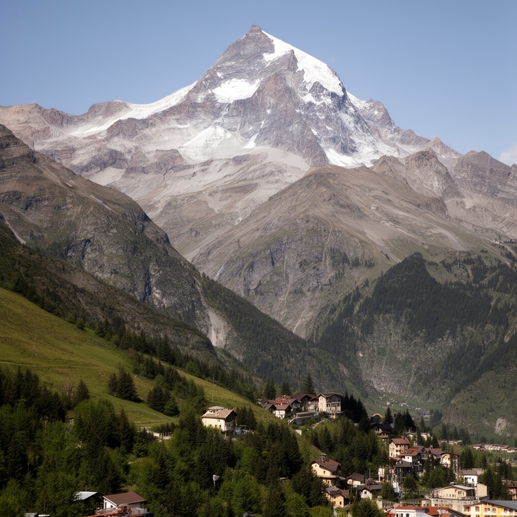 AI-generated illustration of Canton of Le Mont-Blanc