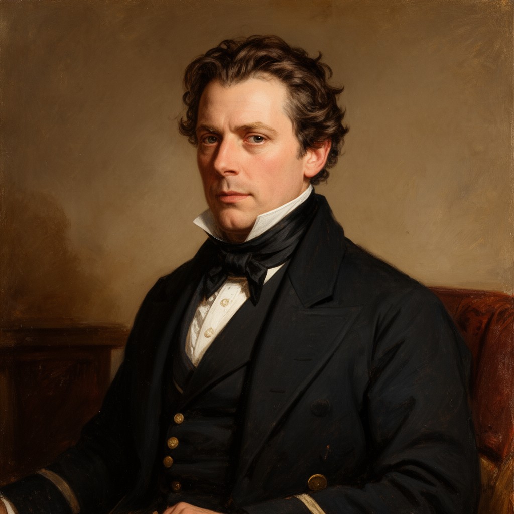 AI-generated illustration of John Franklin