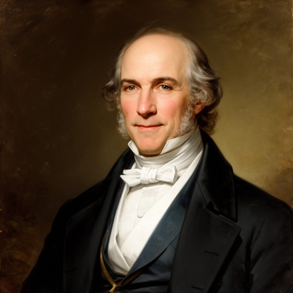 AI-generated illustration of Edward Smith-Stanley, 14th Earl of Derby
