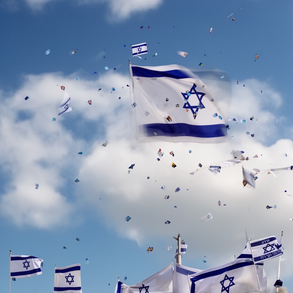 AI-generated illustration of Yom Ha’atzmaut