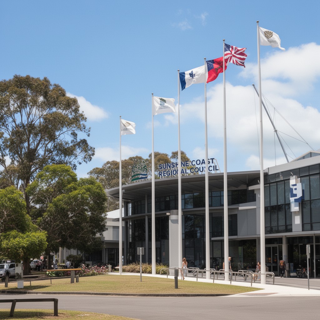 AI-generated illustration of Sunshine Coast Regional Council