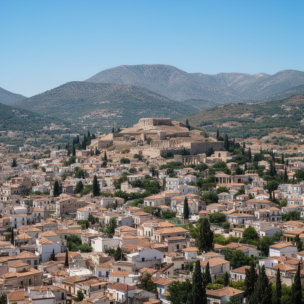 AI-generated illustration of Pyrgos