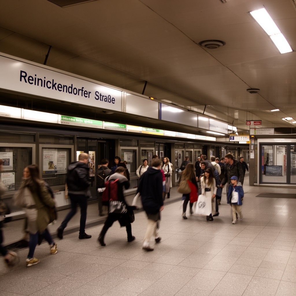 AI-generated illustration of Reinickendorfer Straße