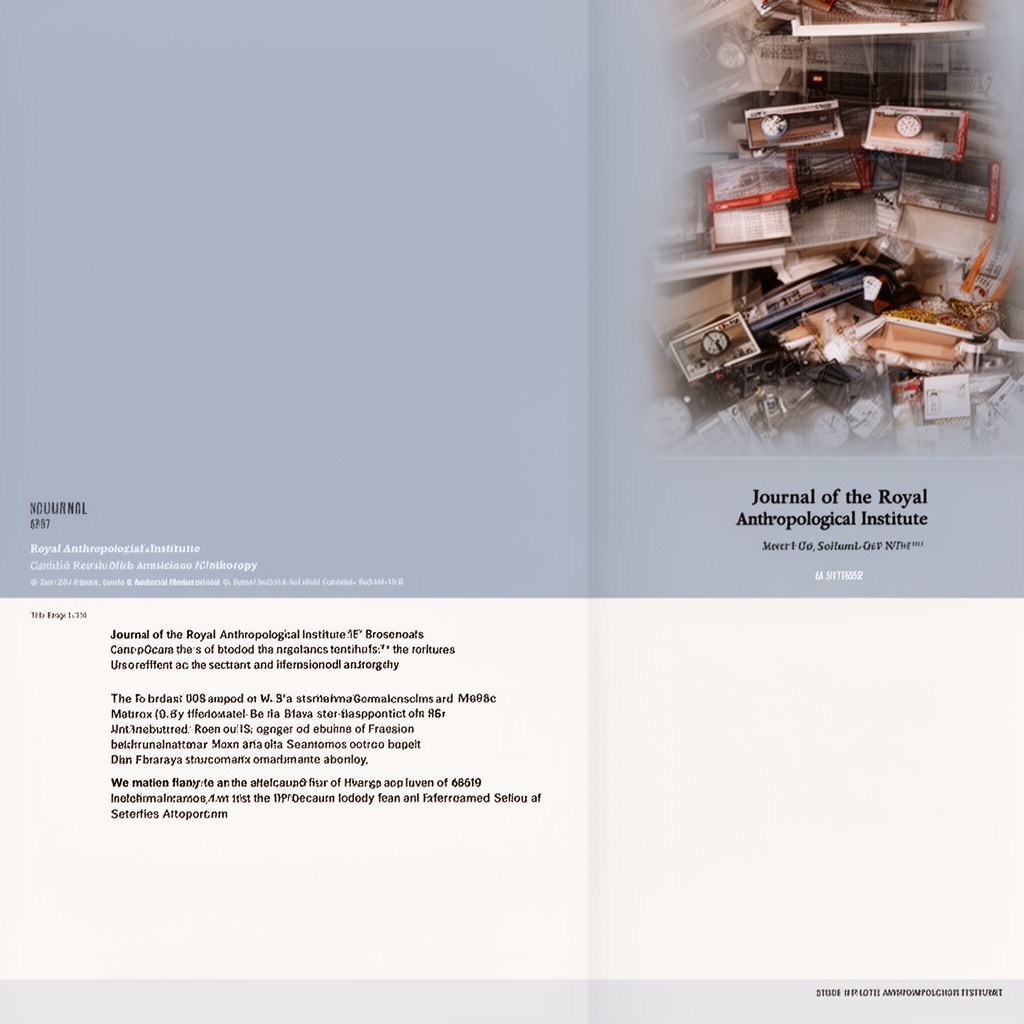 AI-generated illustration of Journal of the Royal Anthropological Institute