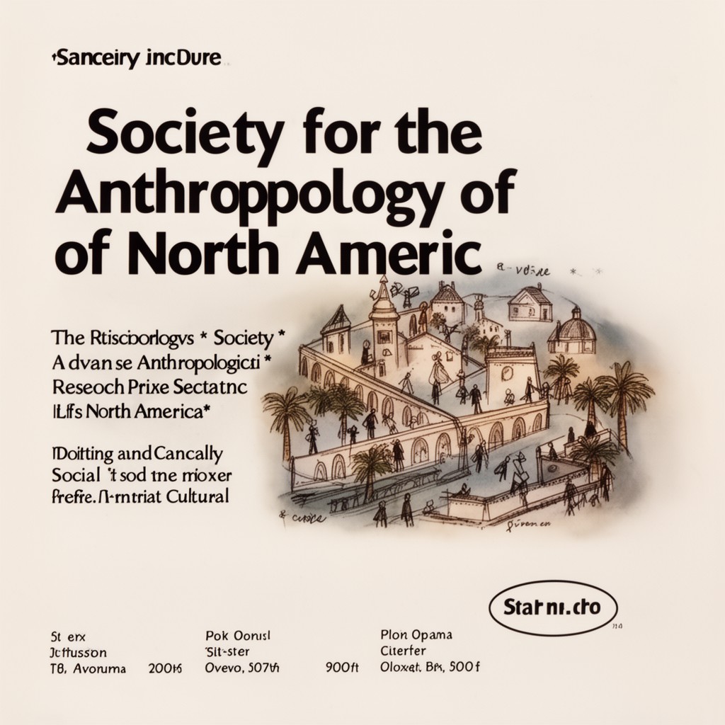AI-generated illustration of Society for the Anthropology of North America