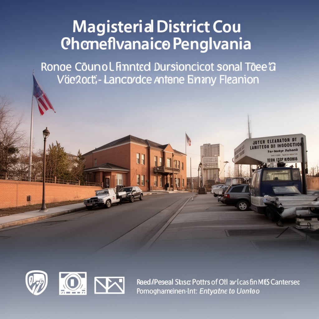 AI-generated illustration of Magisterial District Courts of Pennsylvania