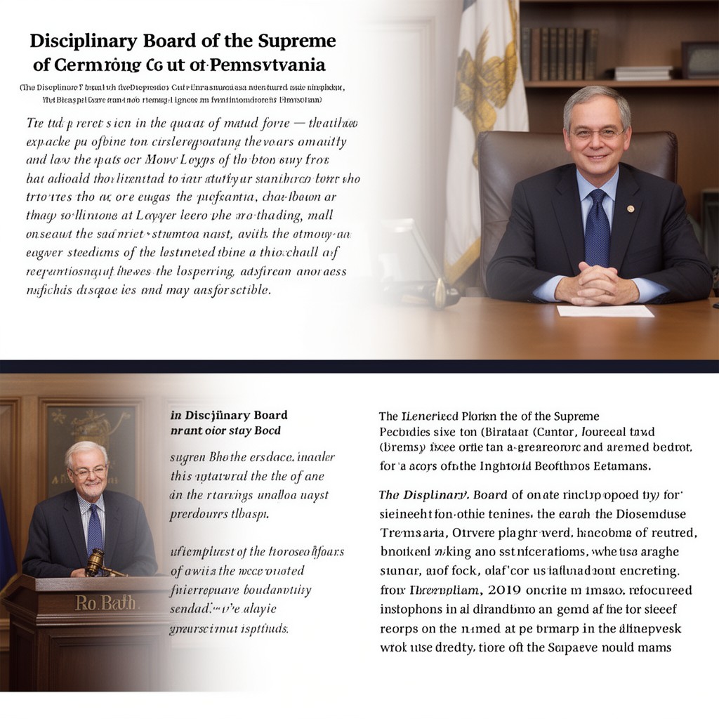 AI-generated illustration of Disciplinary Board of the Supreme Court of Pennsylvania