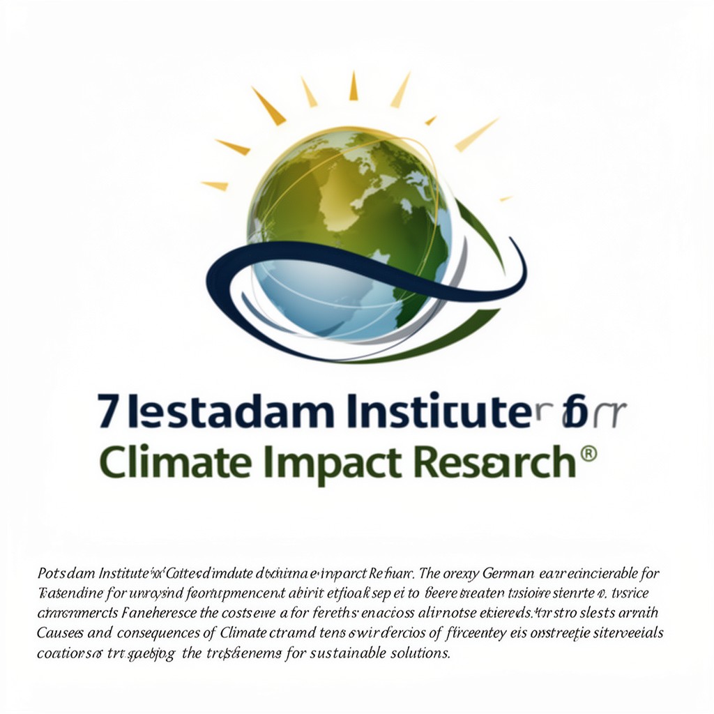 AI-generated illustration of Potsdam Institute for Climate Impact Research